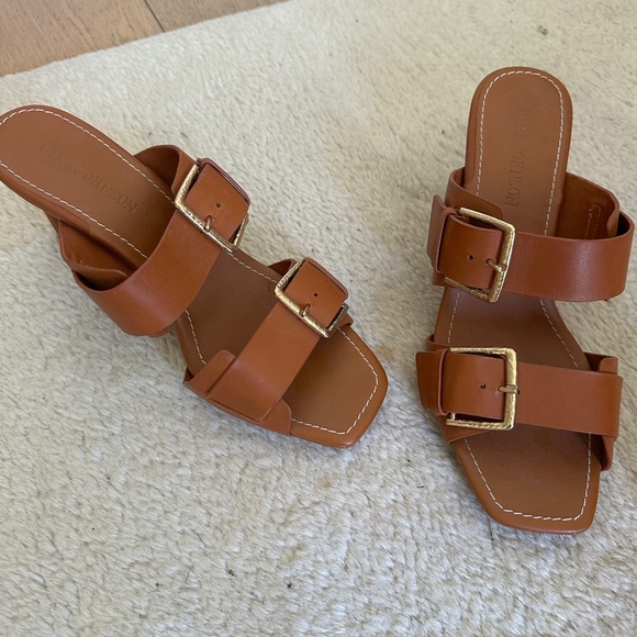 Ulla Johnson Heel Sandals Brown Size 39 - Picture 1 of 4
